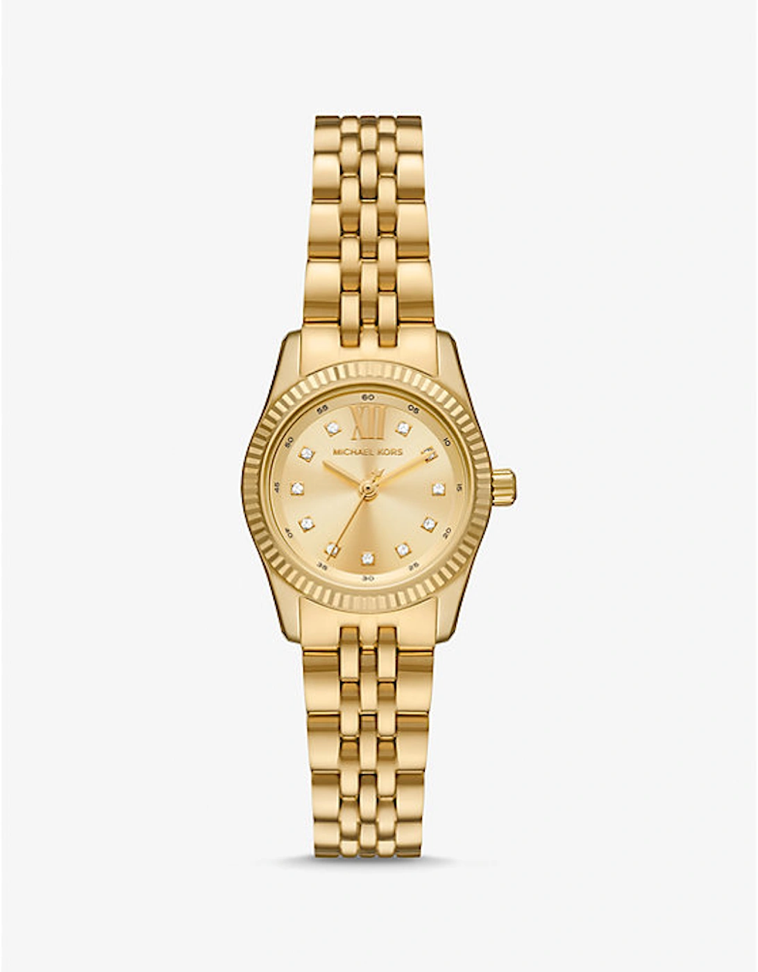 Petite Lexington Pavé Gold-Tone Watch, 2 of 1