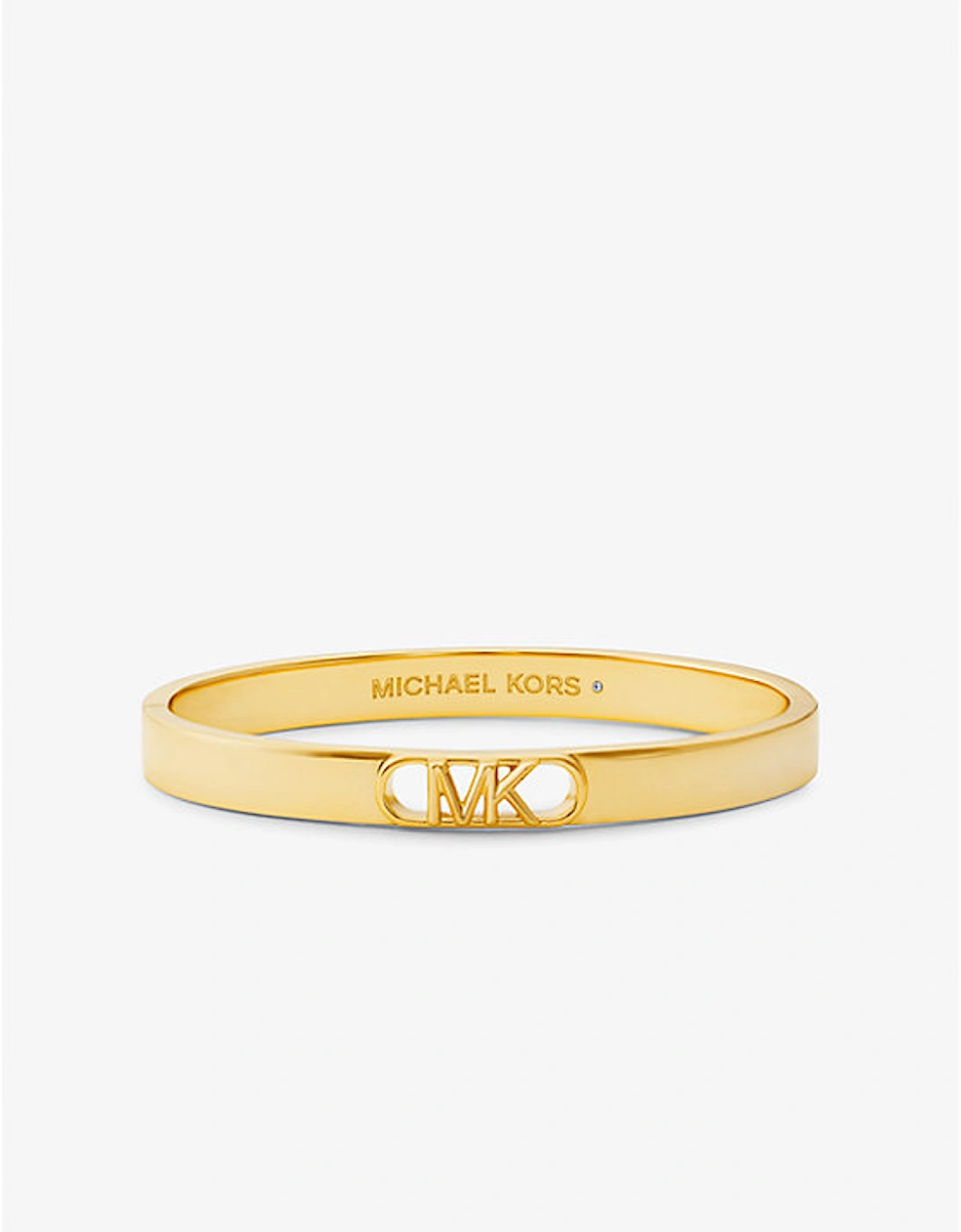 Precious Metal-Plated Brass Empire Logo Bangle, 2 of 1