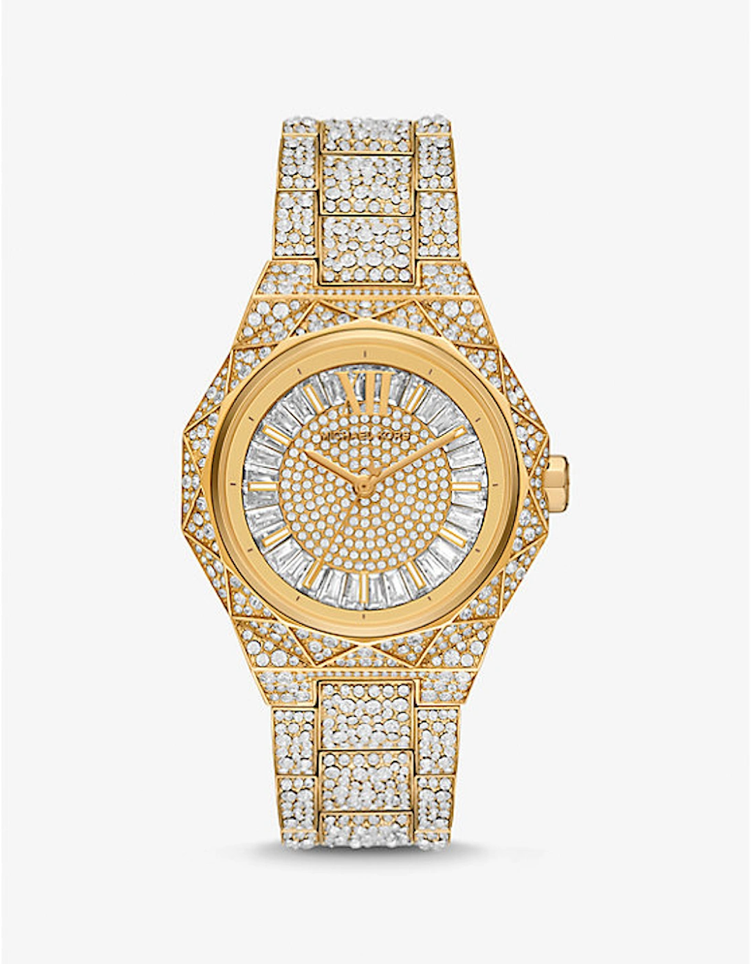 Oversized Raquel Pavé Gold-Tone Watch, 2 of 1