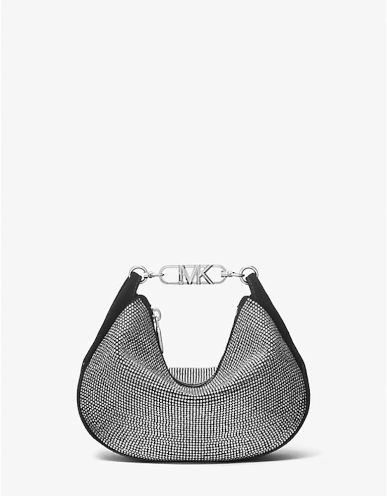 Kendall Small Embellished Suede Shoulder Bag