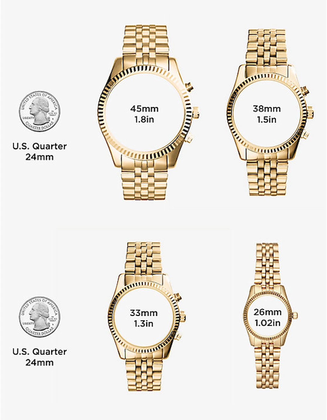 Oversized Parker Pavé Rose Gold-Tone and Logo Watch