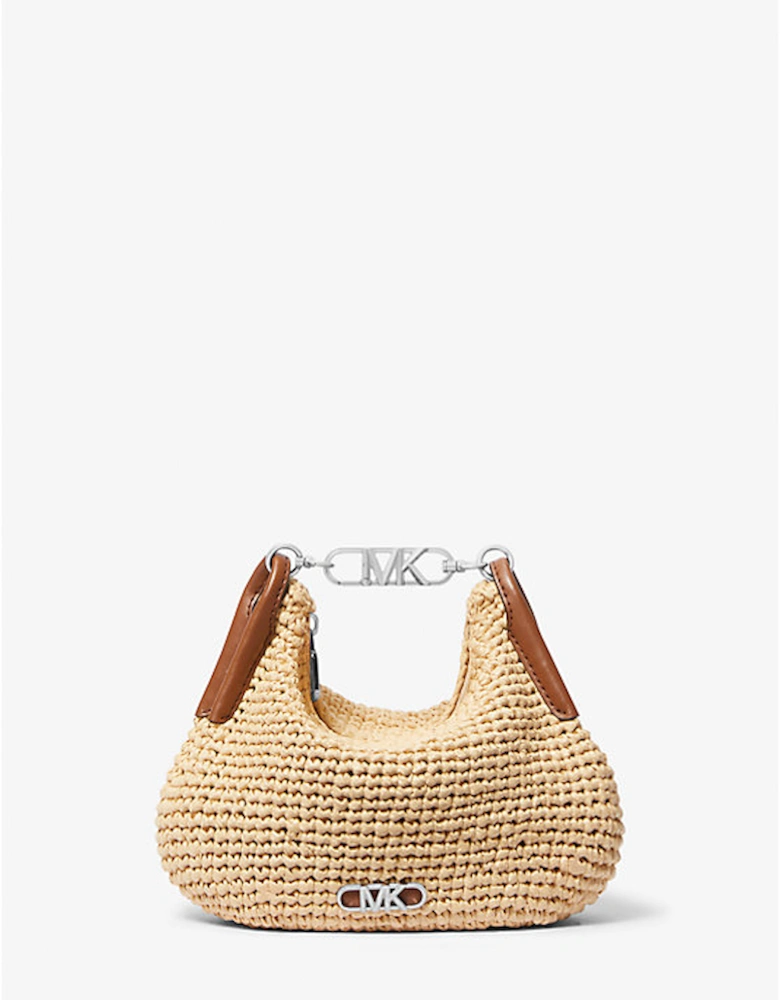 Kendall Small Straw Shoulder Bag