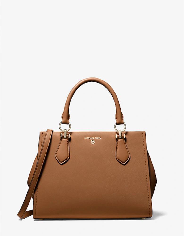 Marilyn Medium Saffiano Leather Satchel