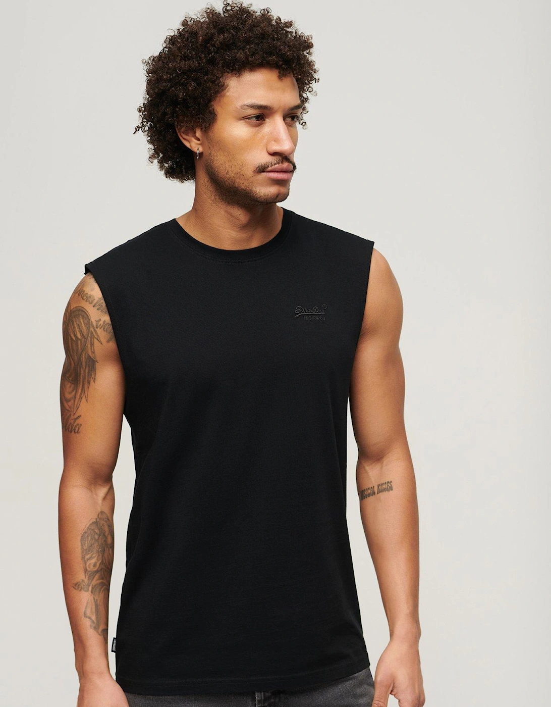 Essential Logo Vest - Black, 2 of 1