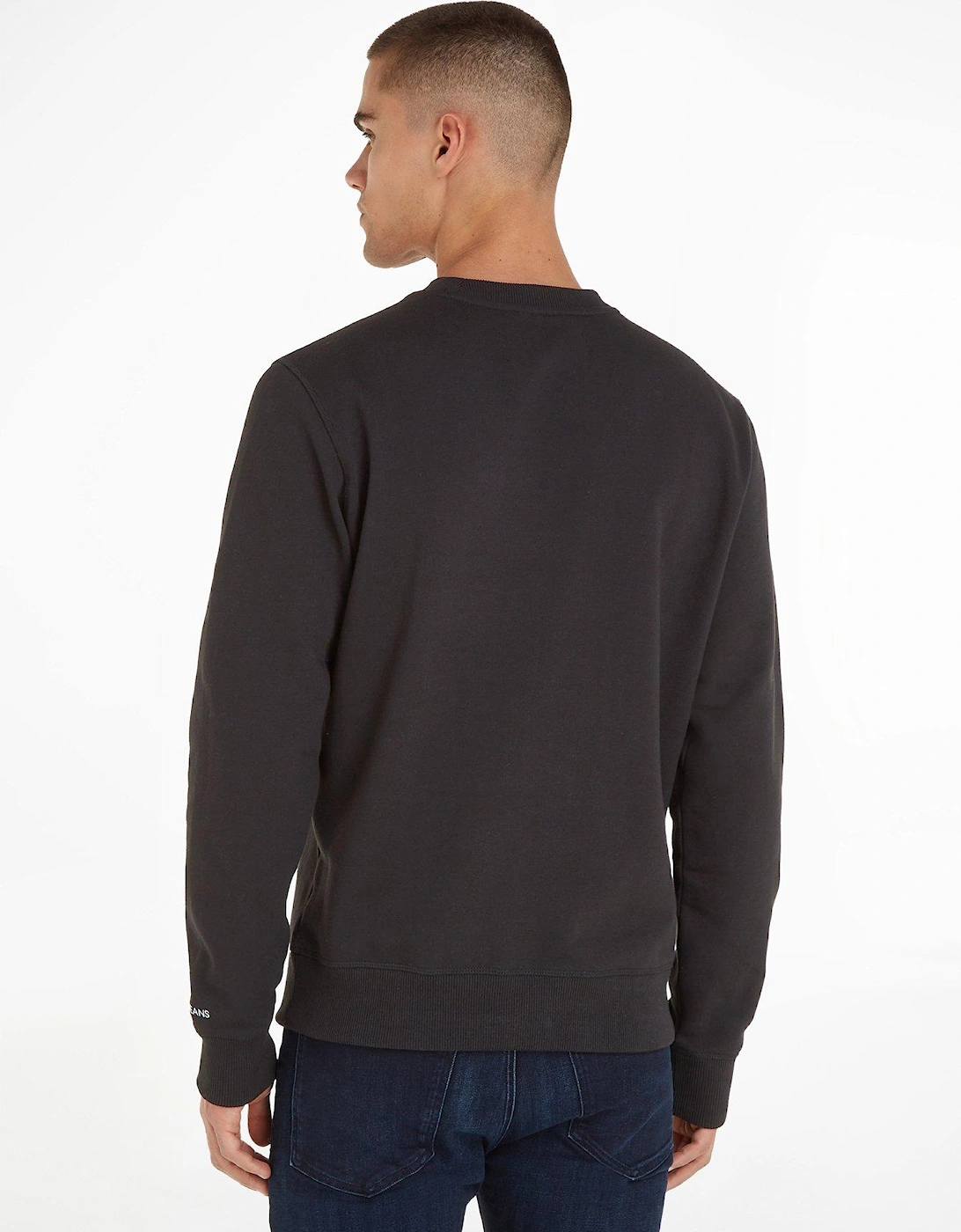 Ck Essential Reg Crew Sweat - Black