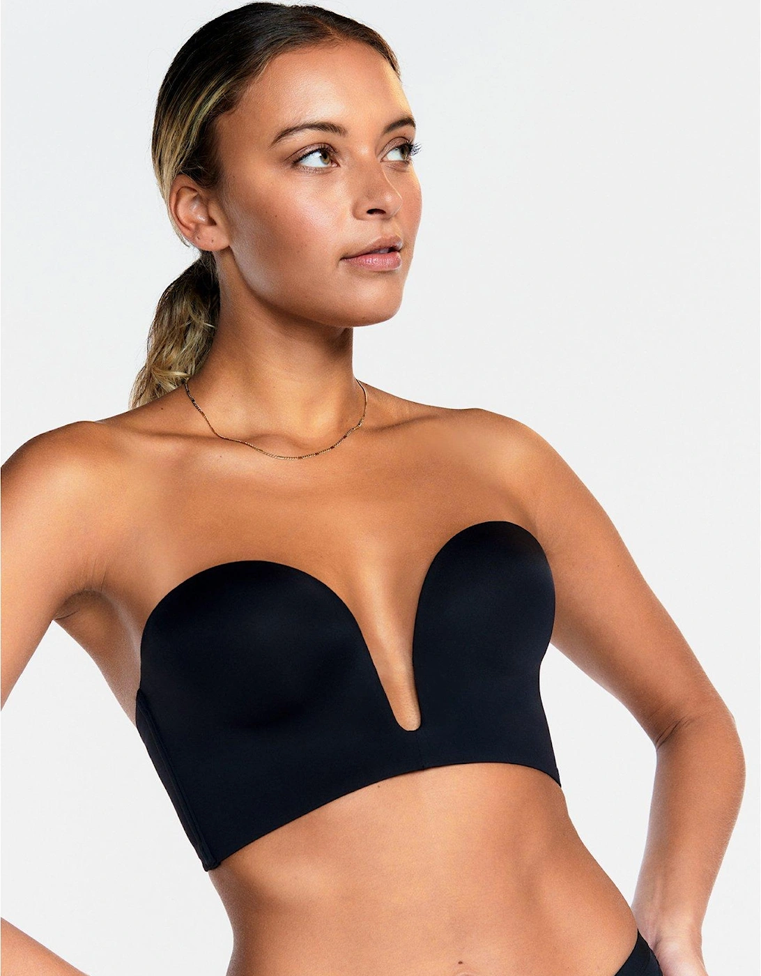 Underwired Strapless Bra - 00 Dark - Black, 2 of 1