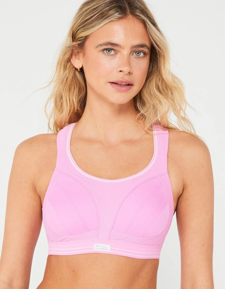 Womens Ultimate Run Sports Bra - Pink