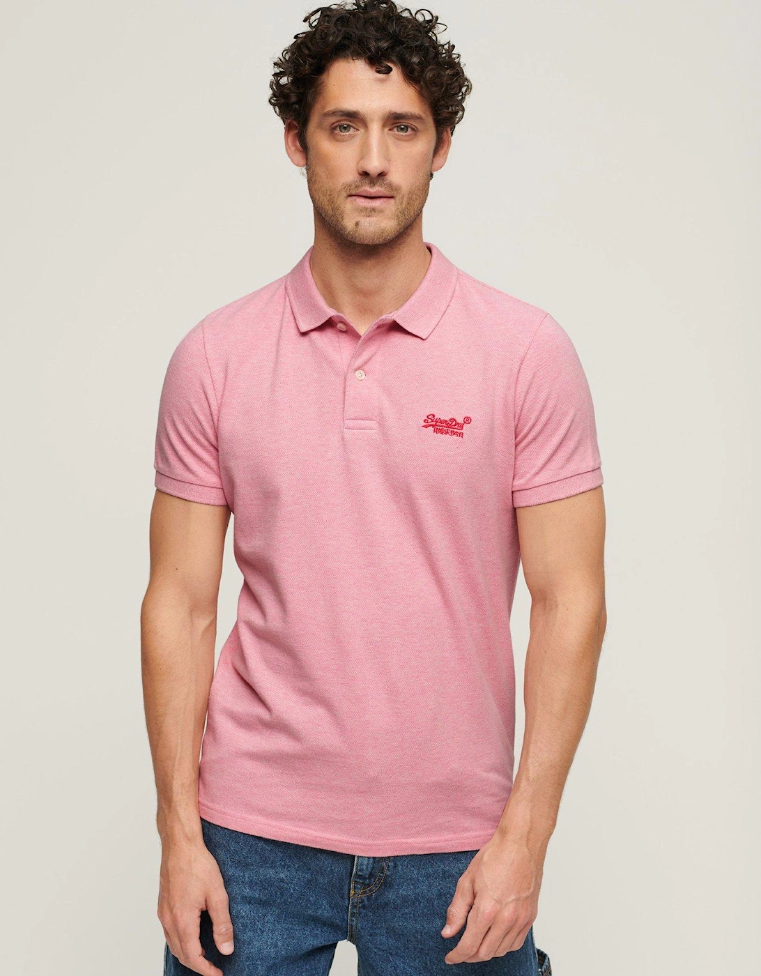 Classic Pique Regular Fit Polo Shirt - Light Pink, 2 of 1