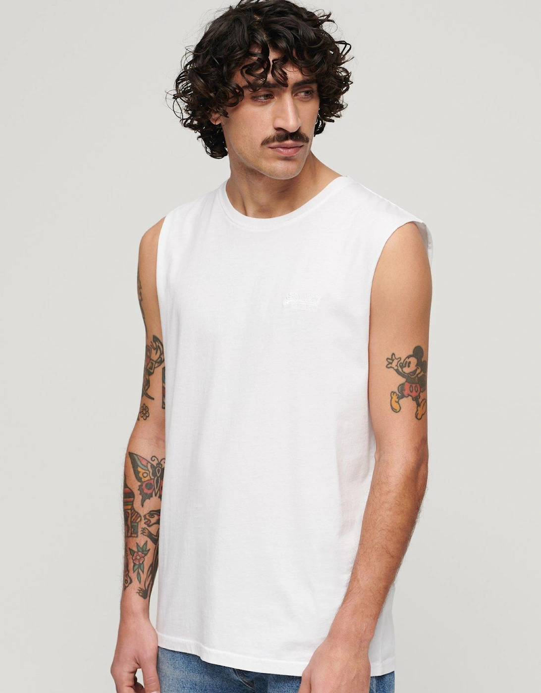 Essential Logo Vest - White, 2 of 1