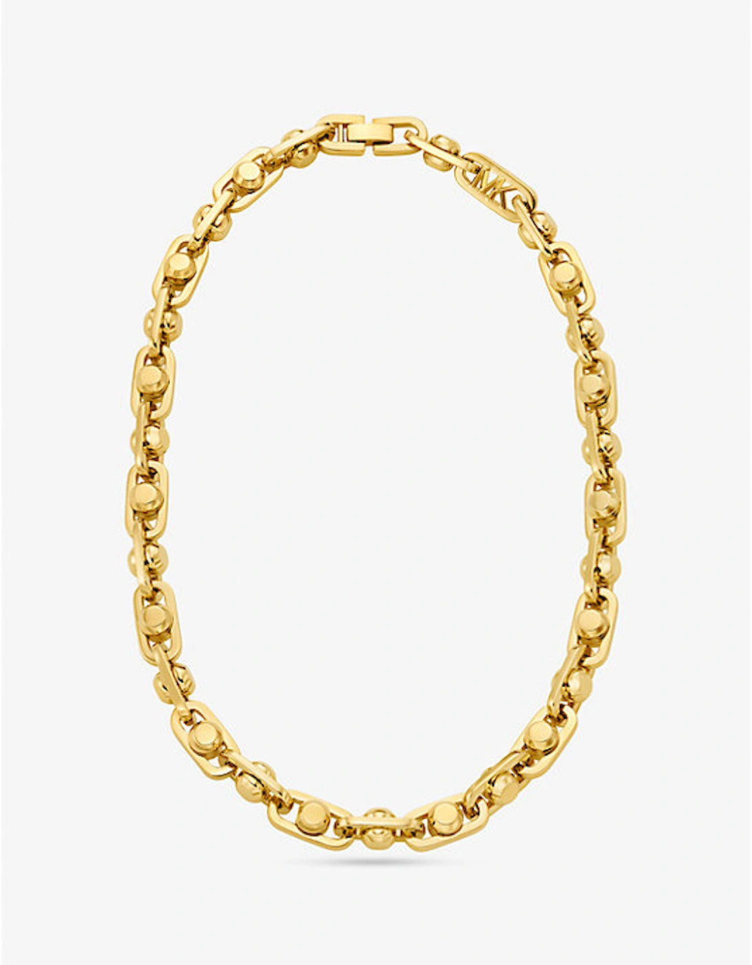Astor Large Precious Metal-Plated Brass Link Necklace, 2 of 1