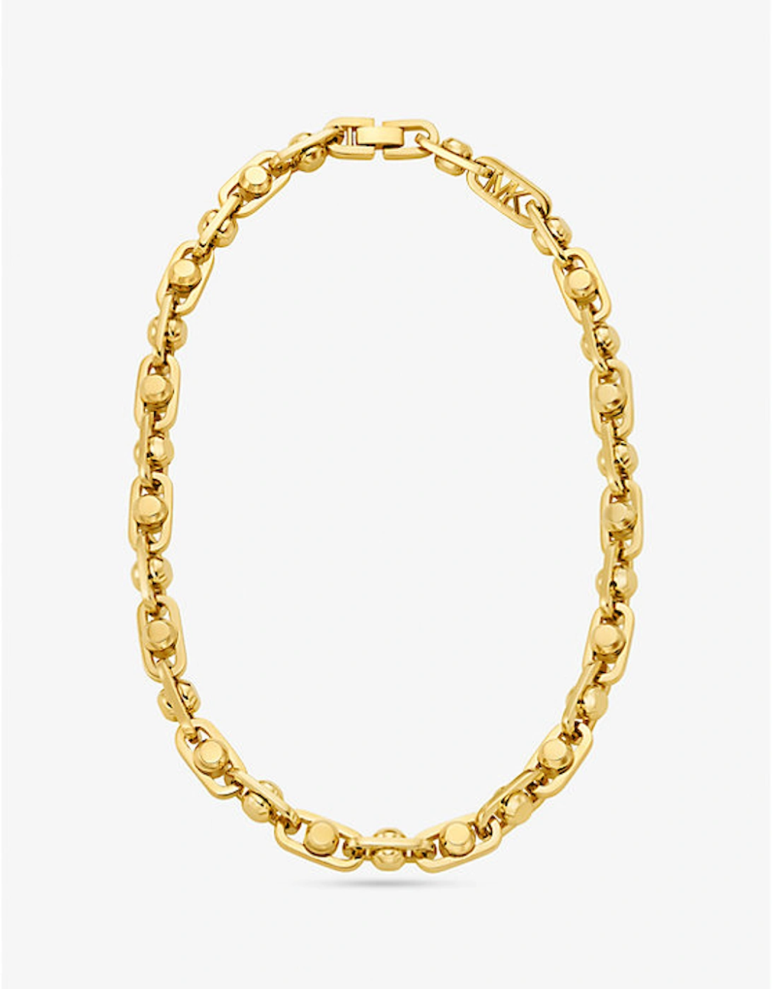 Astor Large Precious Metal-Plated Brass Link Necklace, 5 of 4