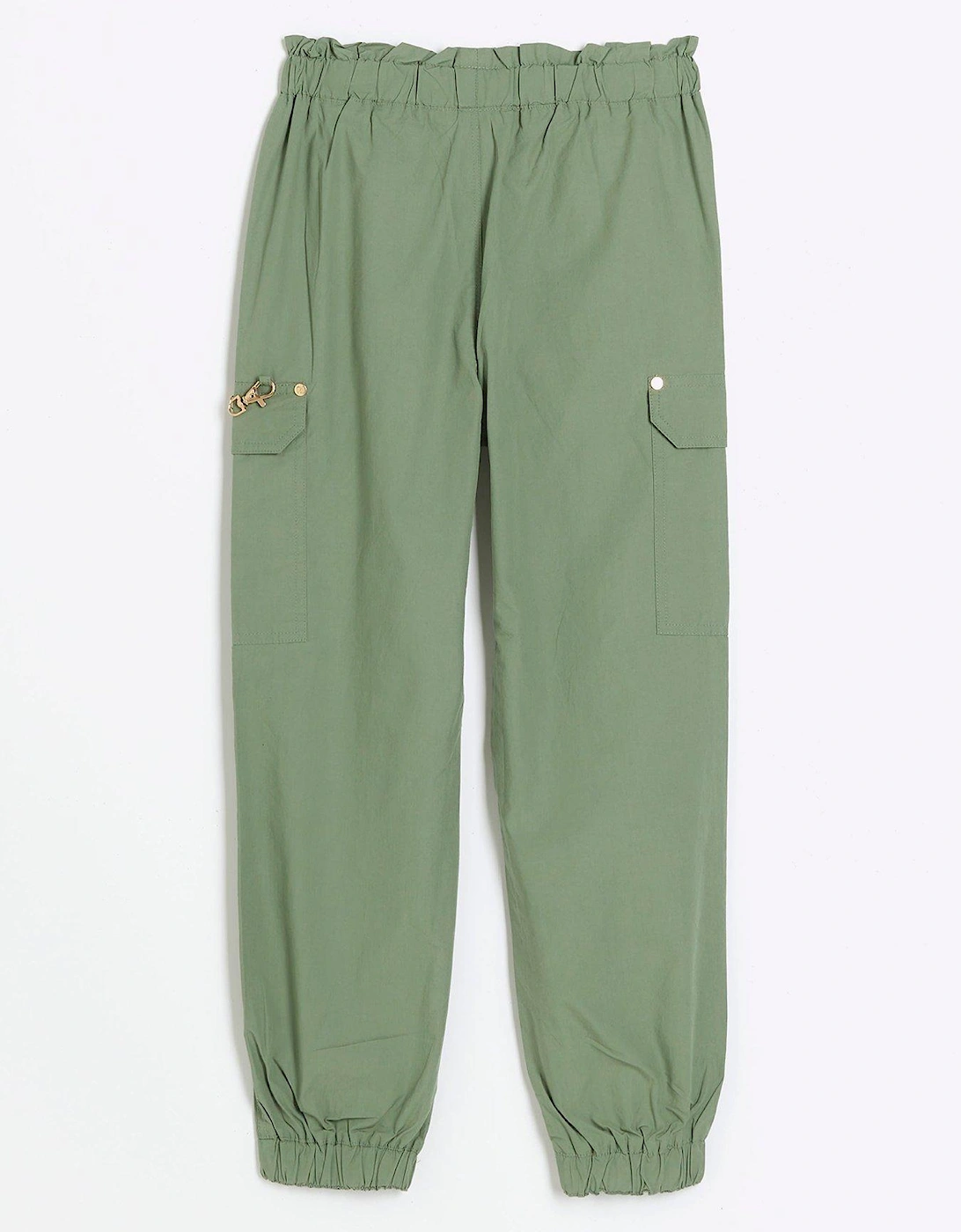 Girls papertouch Chain Cargo Trousers - Khaki