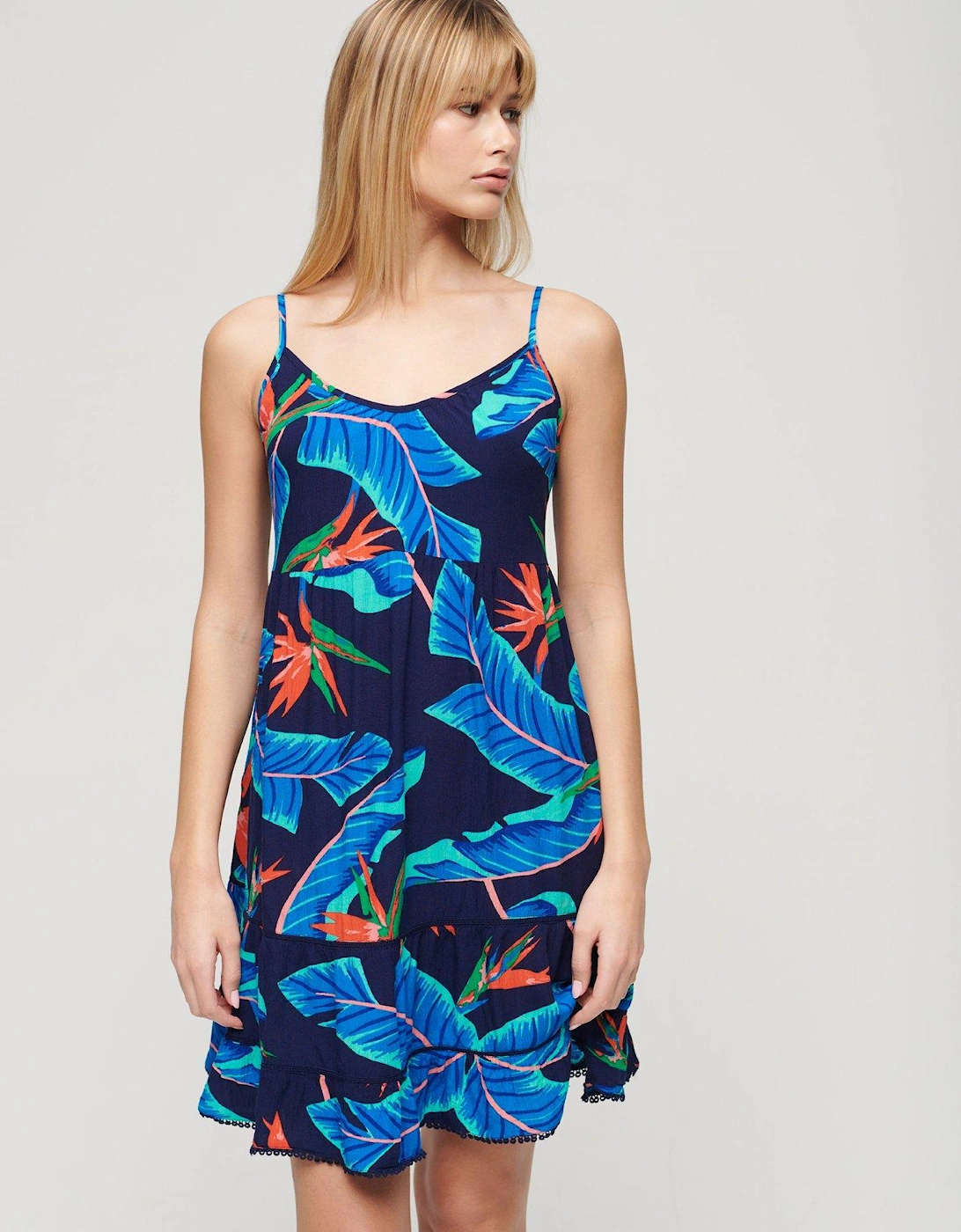 Mini Cami Beach Dress - Blue, 6 of 5