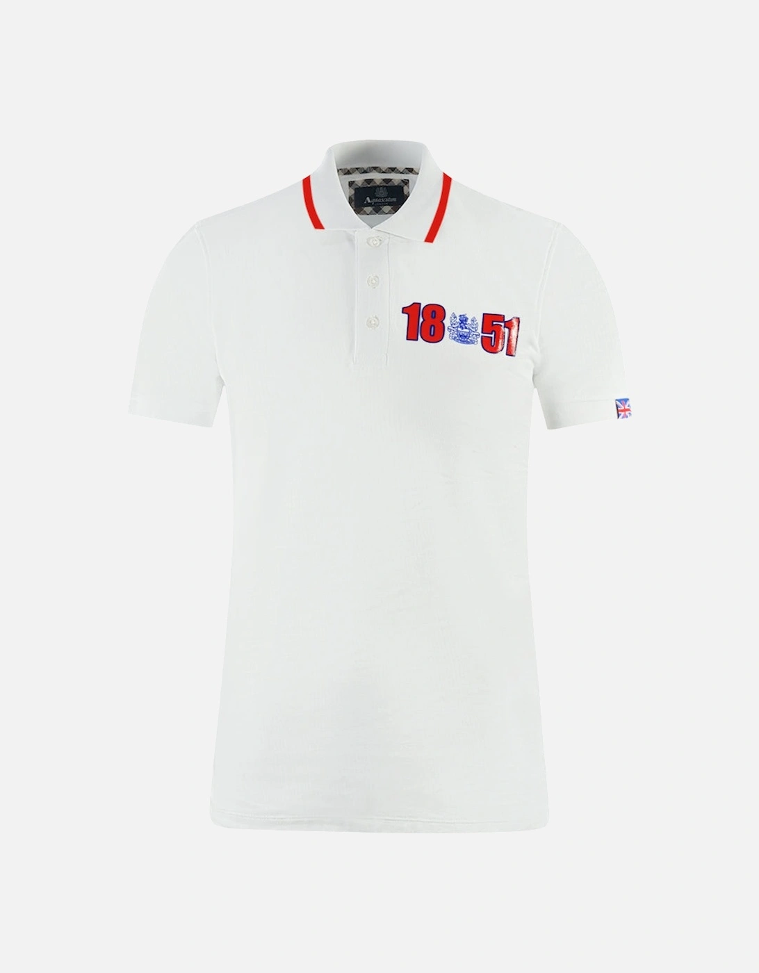 London 1851 White Polo Shirt, 5 of 4