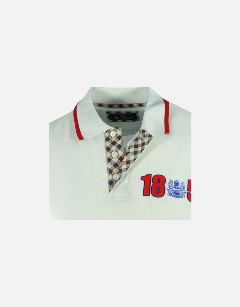 London 1851 White Polo Shirt