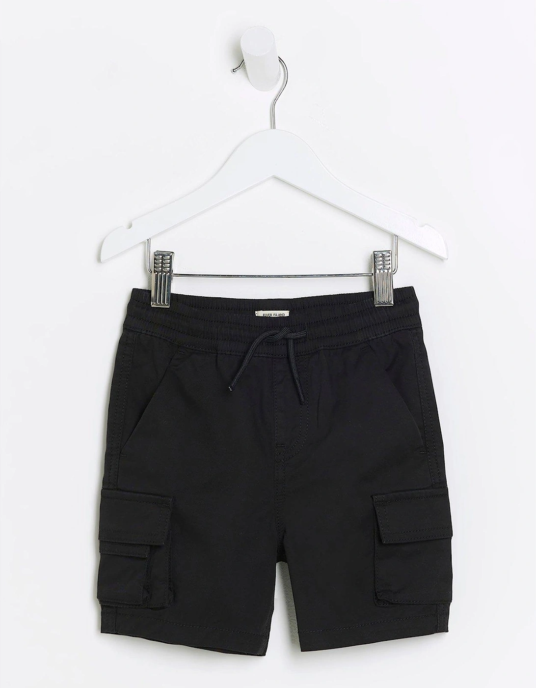 Mini Boys Cargo Shorts - Black, 2 of 1