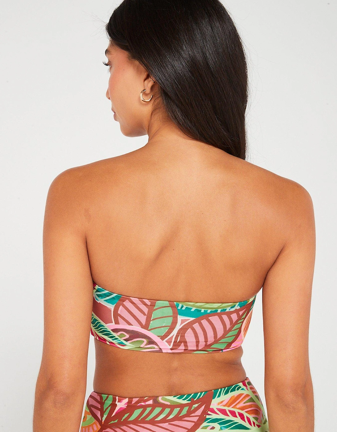 Mix & Match Bandeau Bikini Top - Bright Print