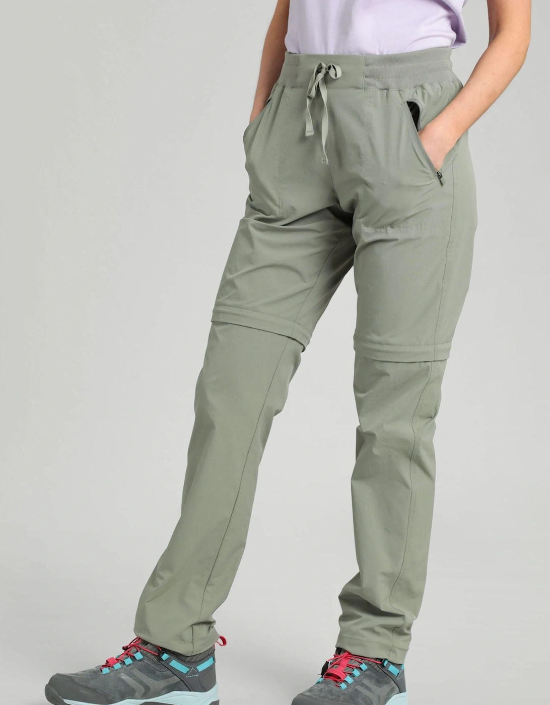 Womens/Ladies Explorer Zip-Off Hiking Trousers, 2 of 1