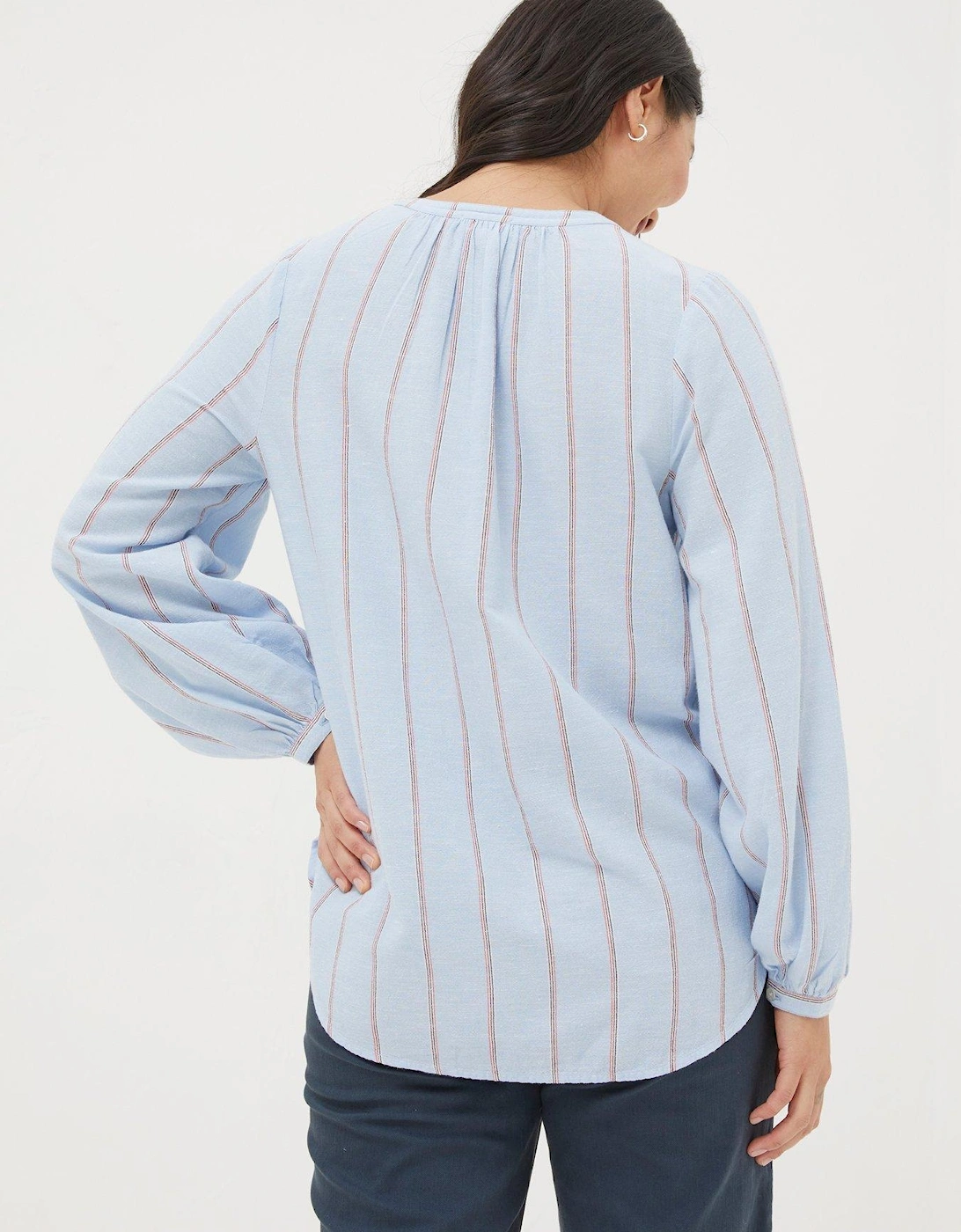 Mallie Stripe Tunic - Blue