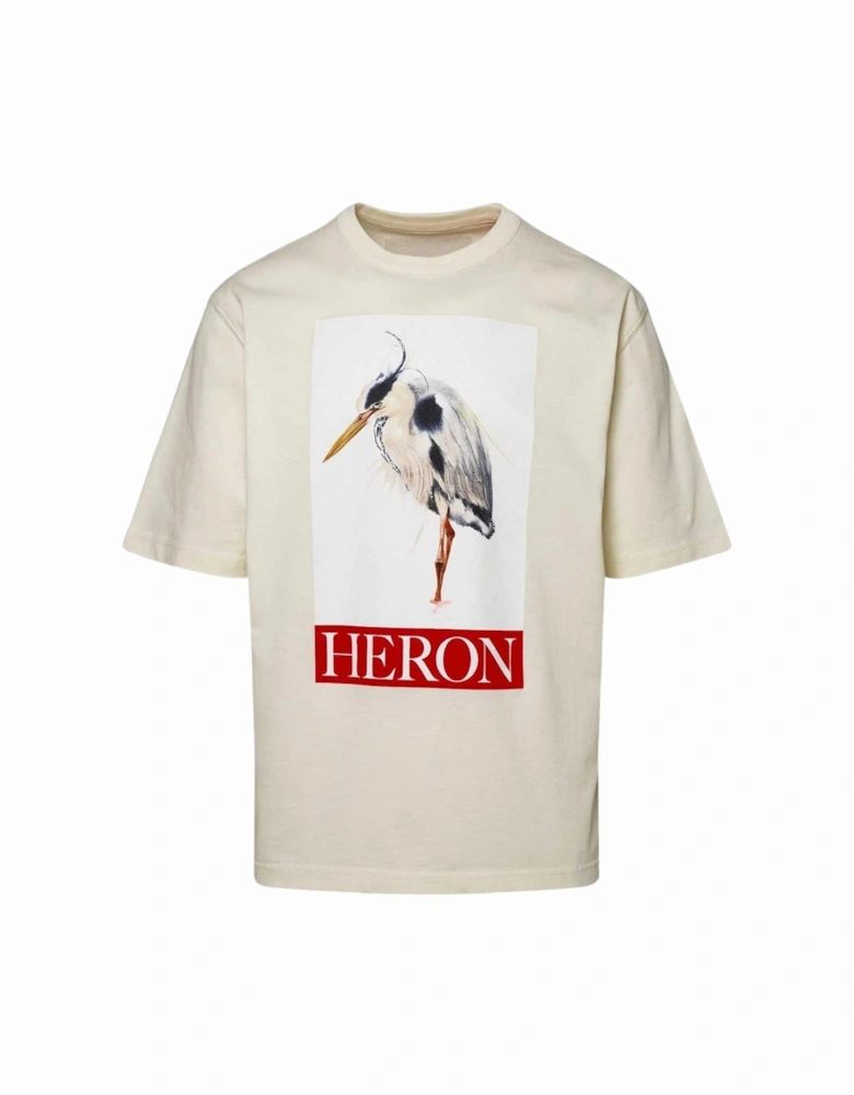 Painted Heron Logo Ivory T-Shirt