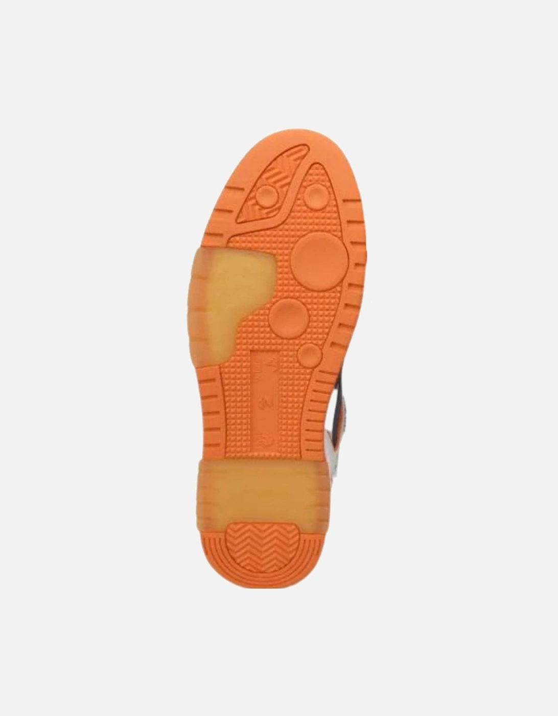Out Of Office Orange Leather Sneakers