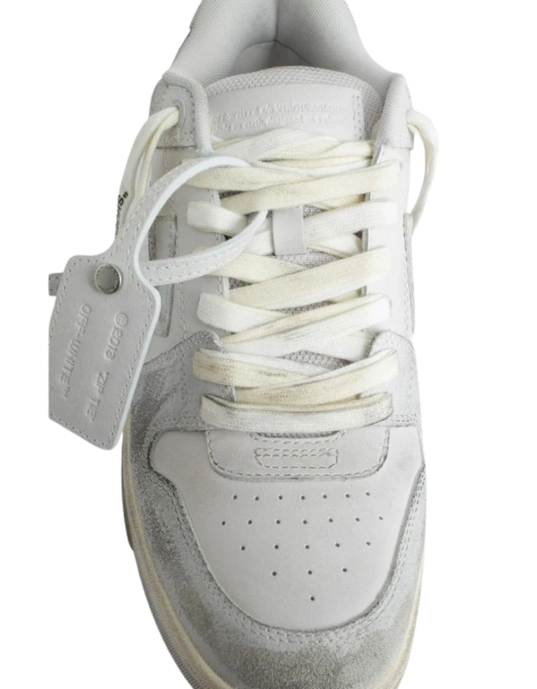 Out Of Office Vintage Calf Leather White Sneakers