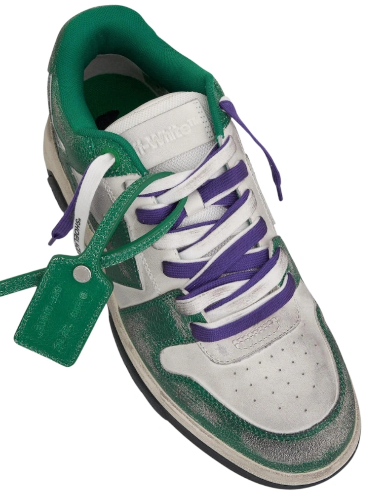 Out Of Office Vintage Calf Leather Green Sneakers
