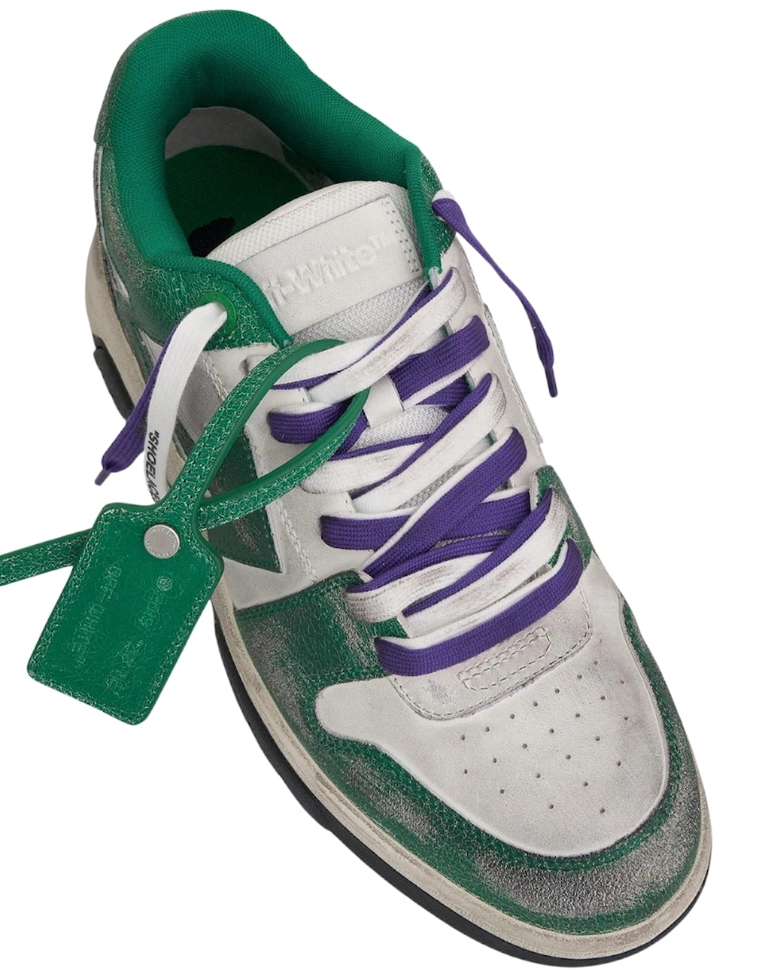 Out Of Office Vintage Calf Leather Green Sneakers