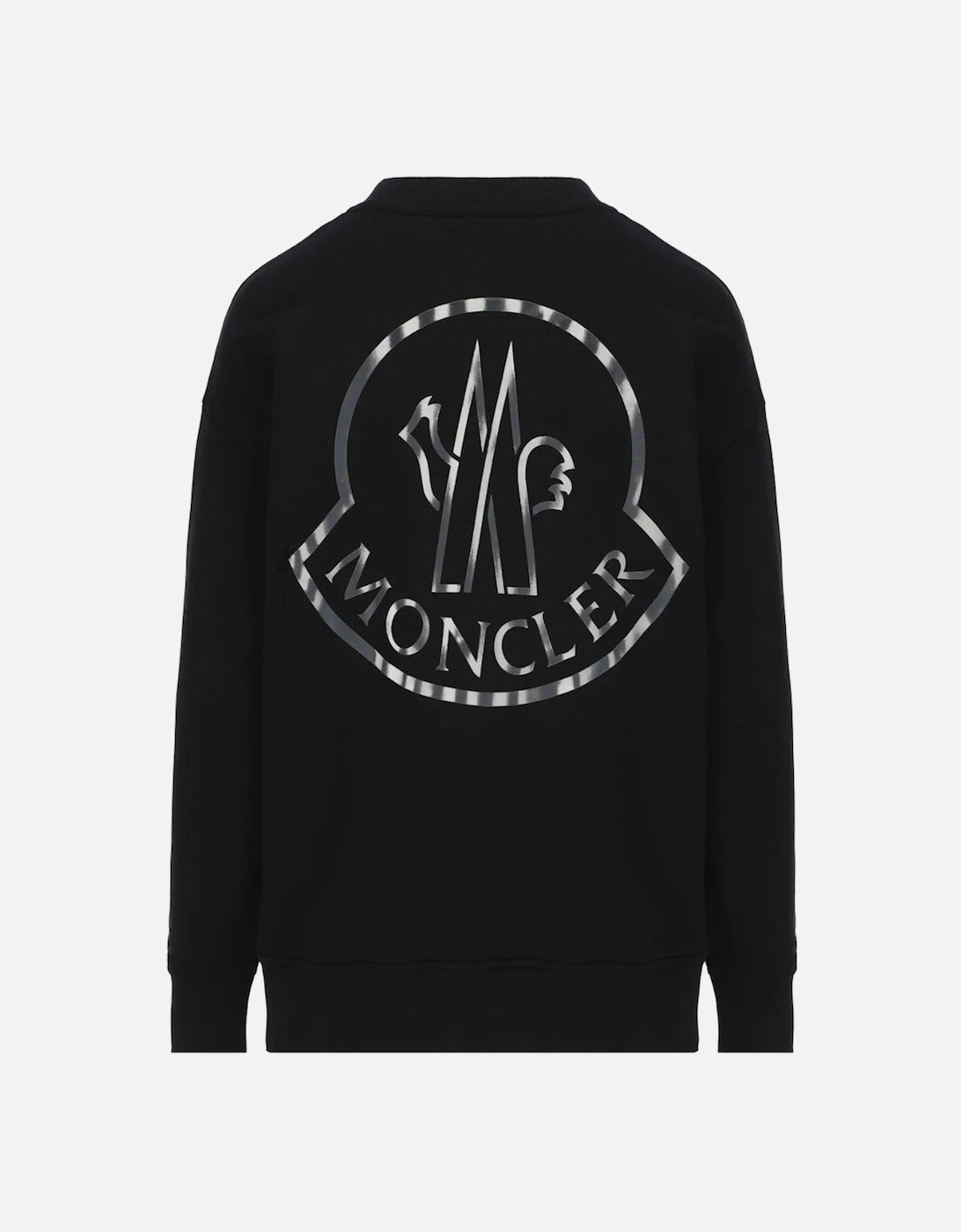 Detailed Logo On Back Black Sweatshirt