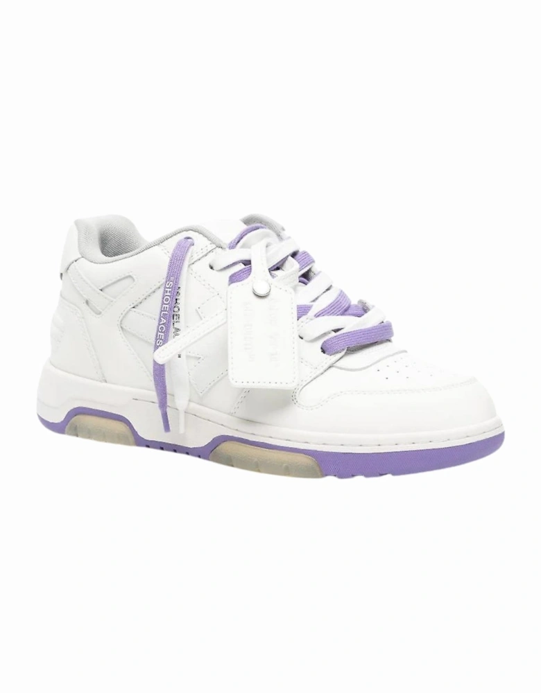 Out Of Office Lilac Calf Leather Sneakers