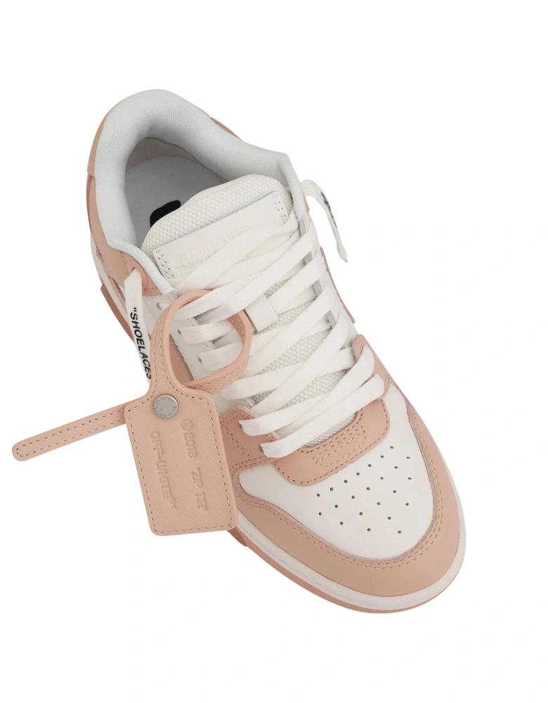 Out Of Office Low Top Powder White Leather Sneakers