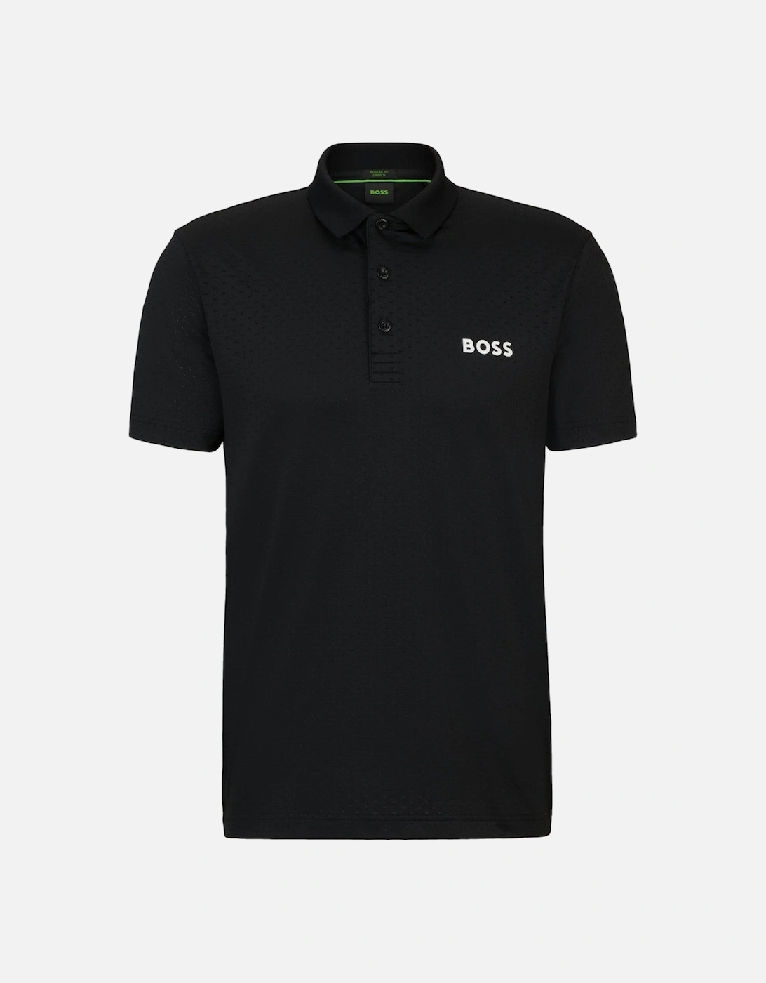 BOSS Green Paddytech Polo Shirt 10259053 001 Black, 5 of 4