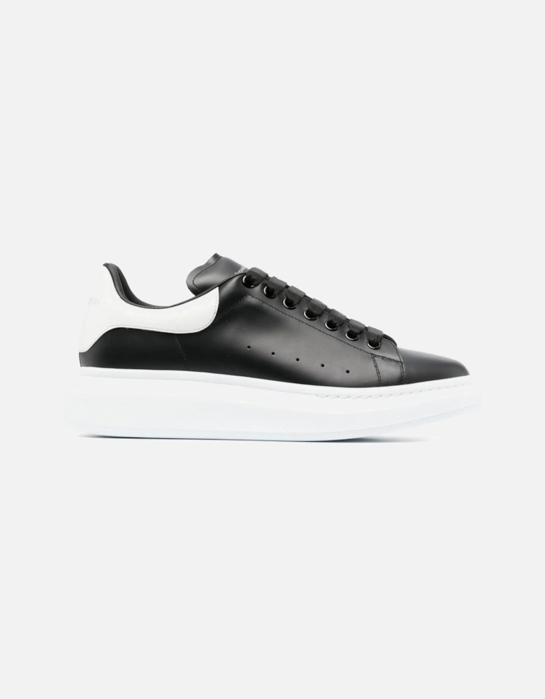 Oversize Sole White Back Sneakers Black