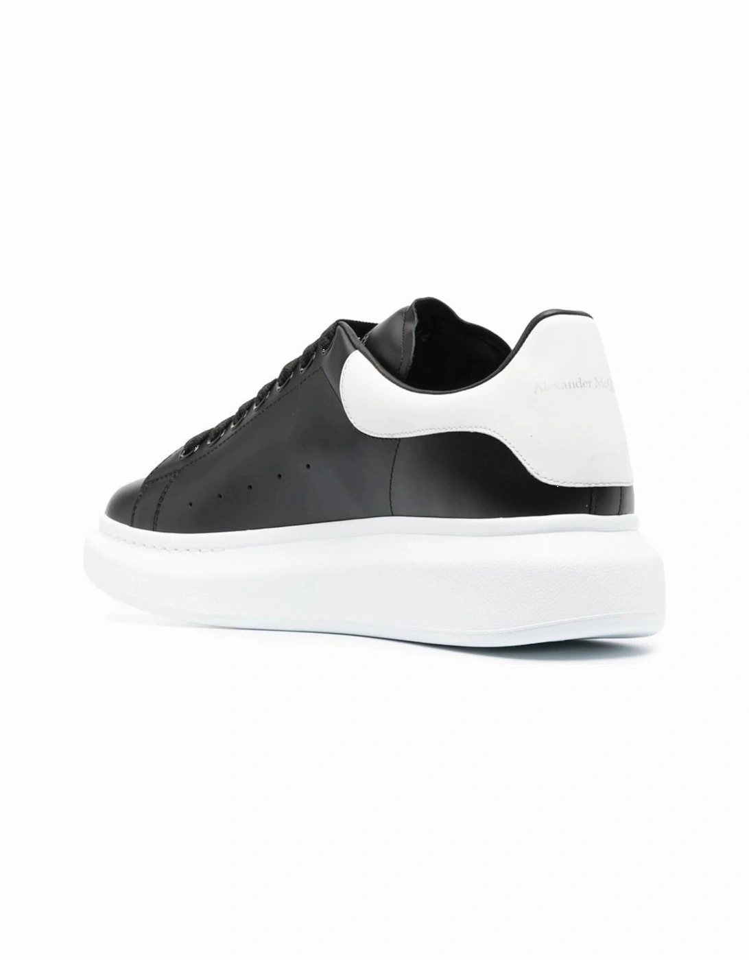 Oversize Sole White Back Sneakers Black