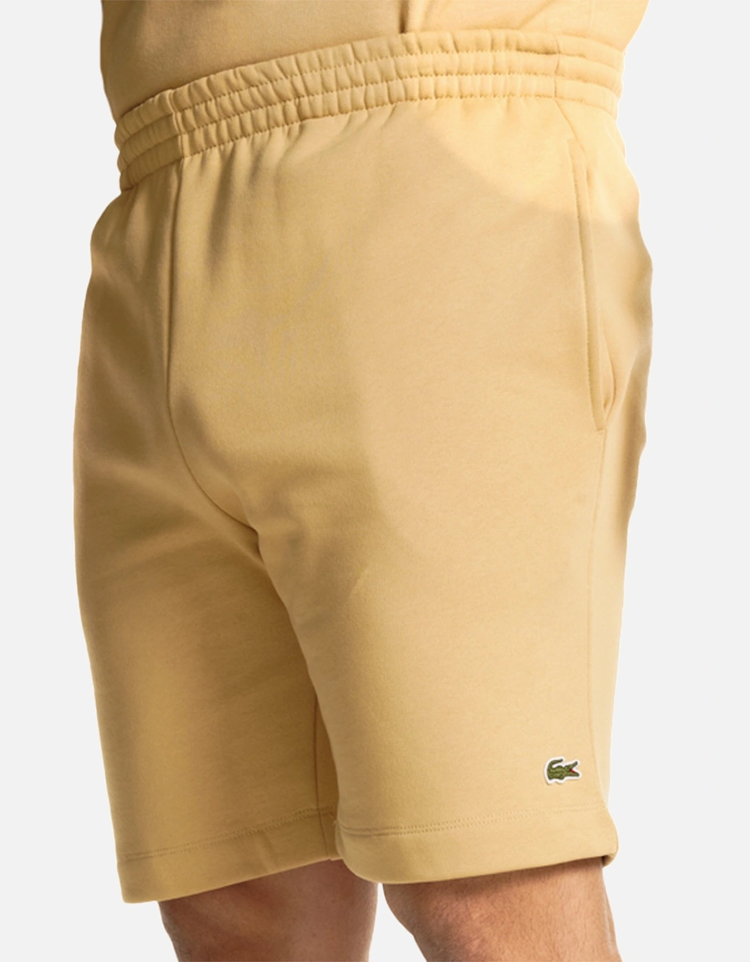 Mens Fleece Shorts (Beige), 8 of 7
