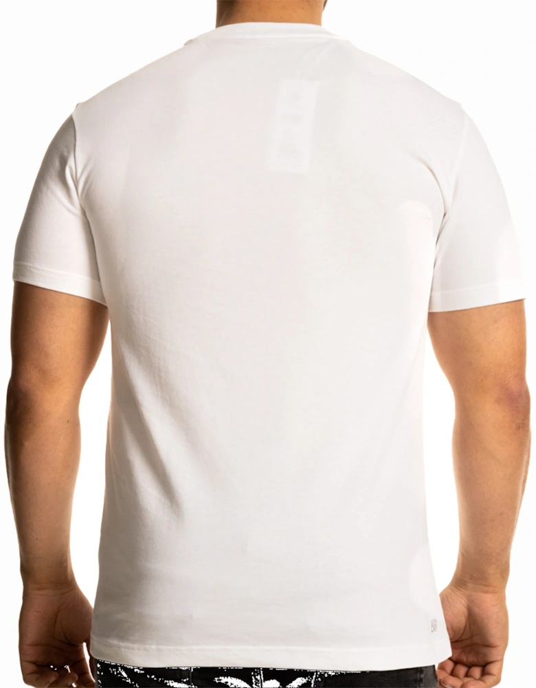 Mens Large Logo T-Shirt (White)