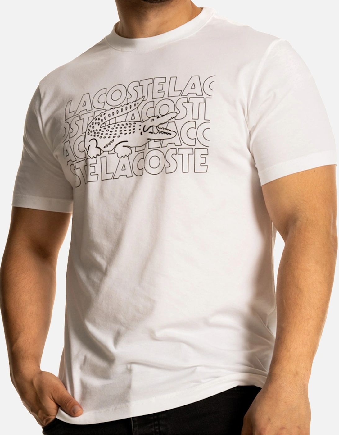 Mens Large Logo T-Shirt (White)