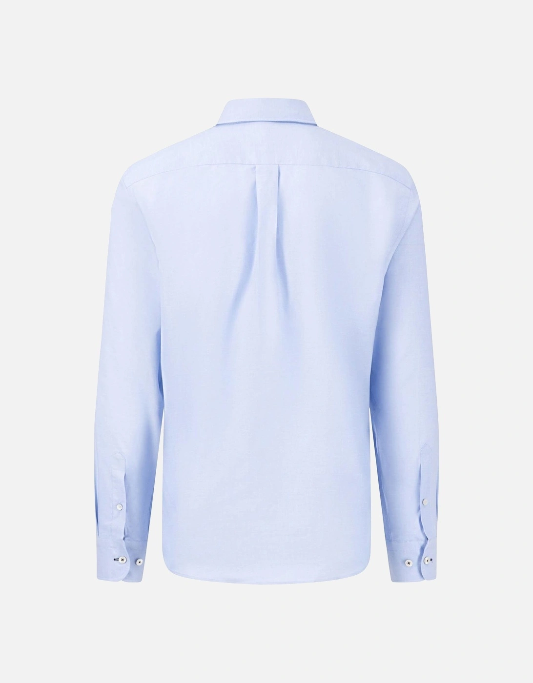 Fynch-hatton Oxford Long Sleeve Shirt Light Blue