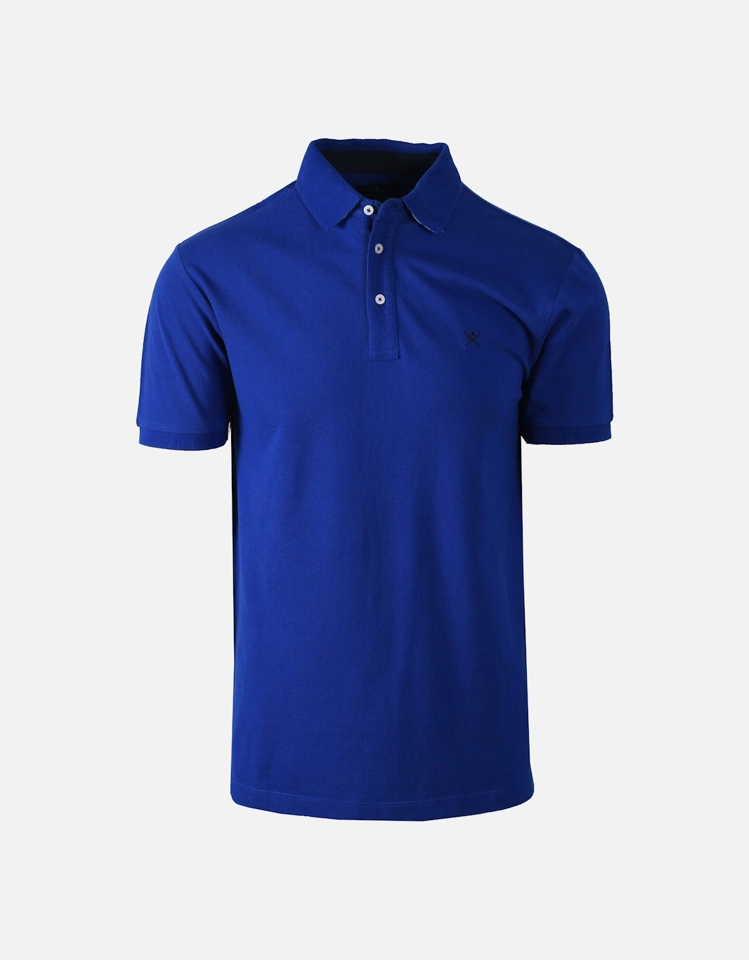 Swim Trim Palm Polo Shirt Cobalt, 5 of 4