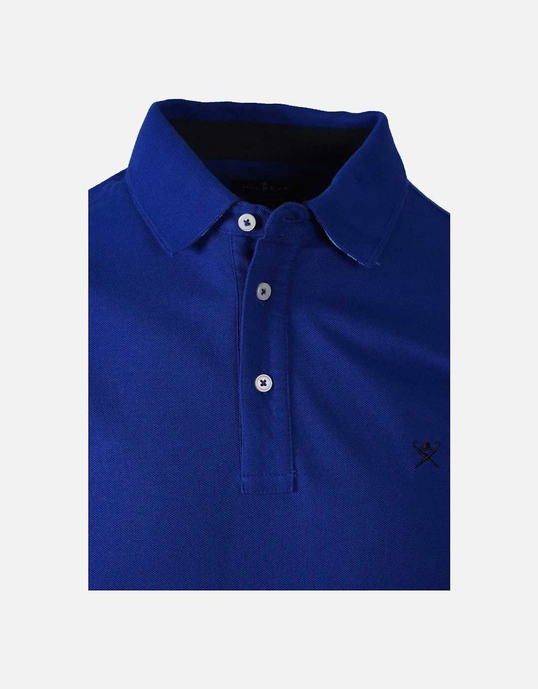 Swim Trim Palm Polo Shirt Cobalt