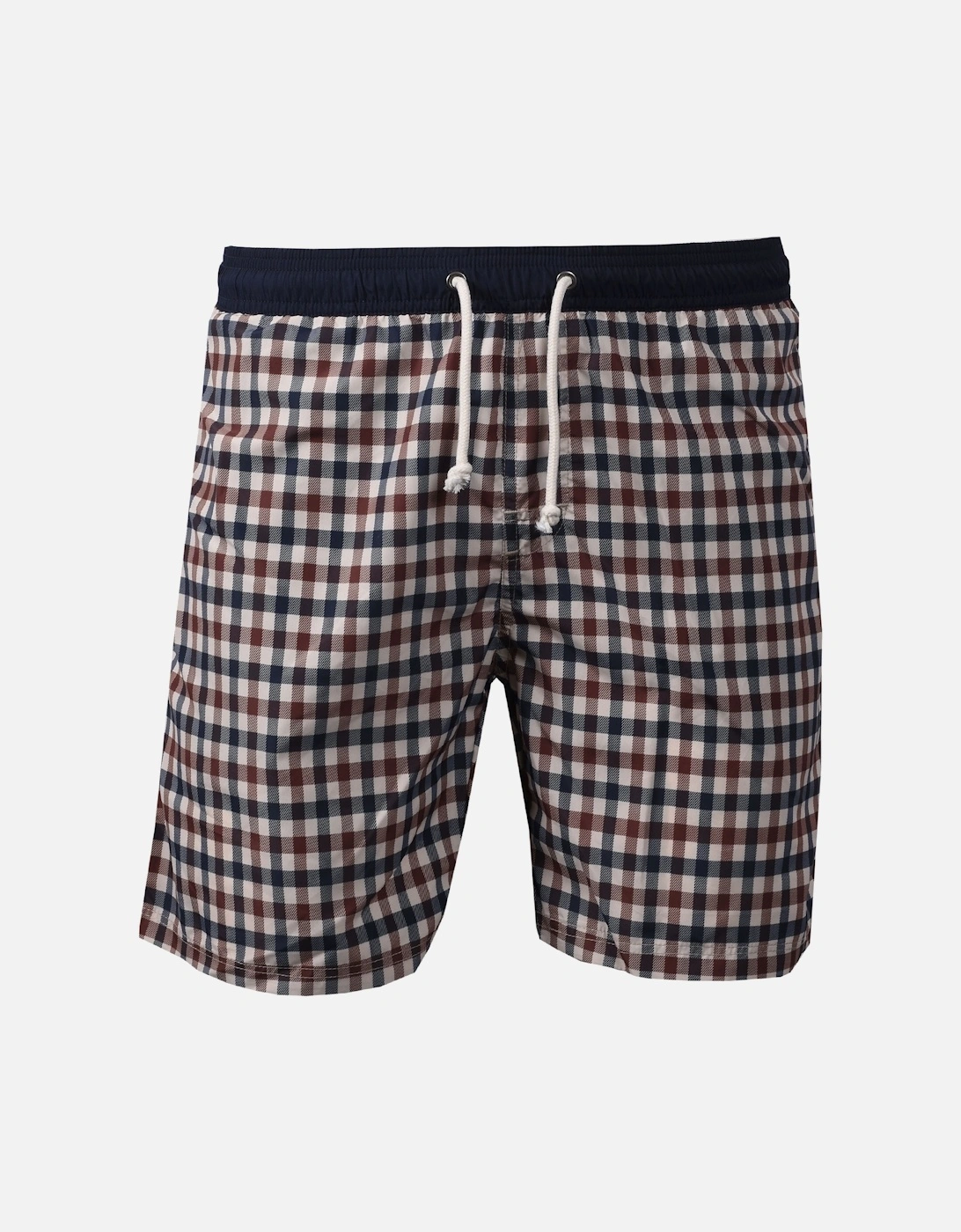 Beach Iconic Club Check Volley Shorts Beige, 5 of 4
