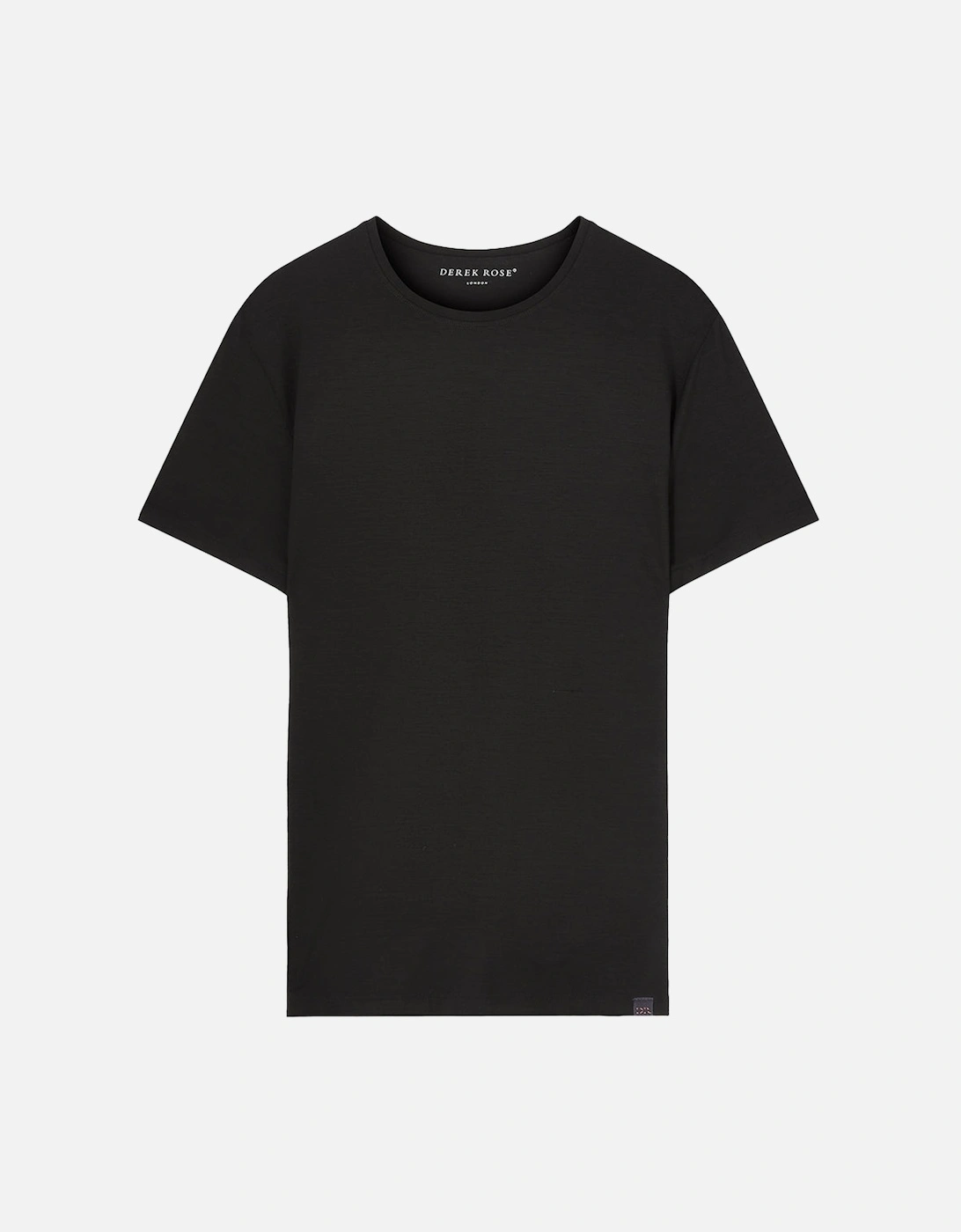 Micro Modal Crew-Neck T-Shirt, Black, 9 of 8
