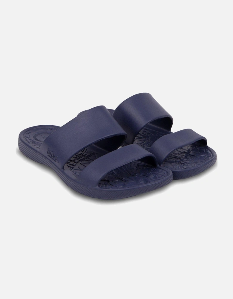 Solbounce Double Strap Slide Sandals - Navy