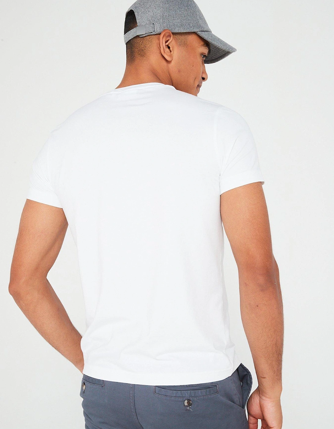 Stretch Slim Fit T-shirt - White