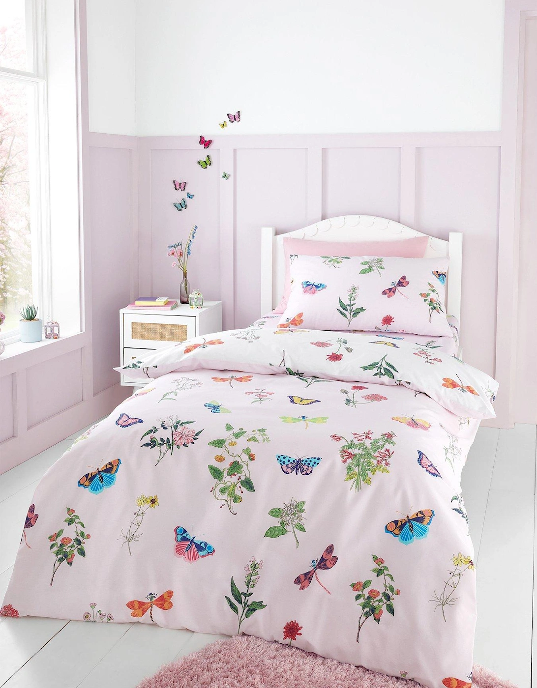 Butterfly Garden Duvet Cover Set - Multi, 2 of 1