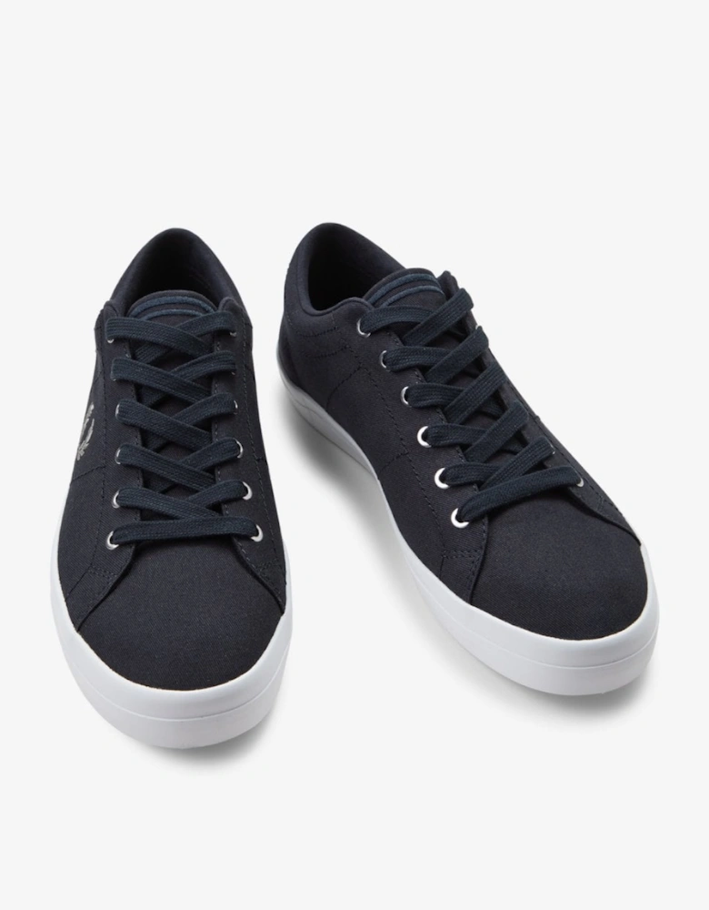 Baseline Twill Mens Leather Trainers