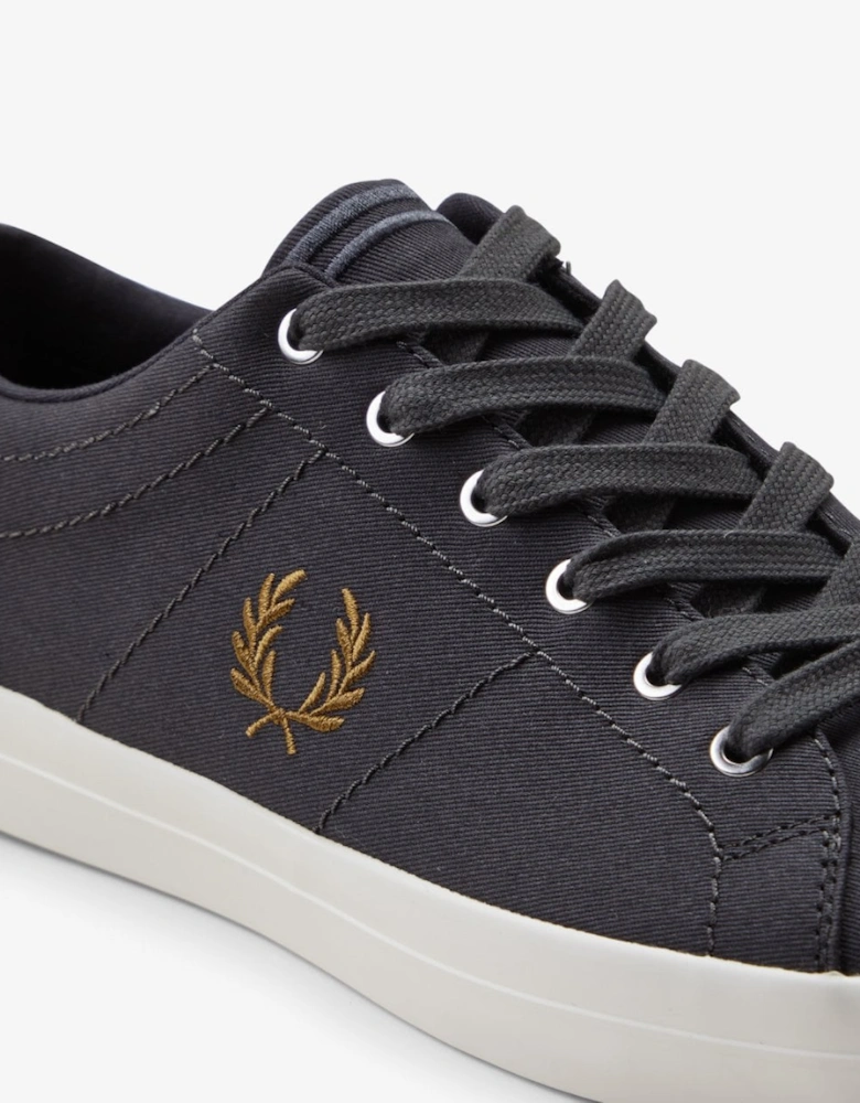 Baseline Twill Mens Leather Trainers