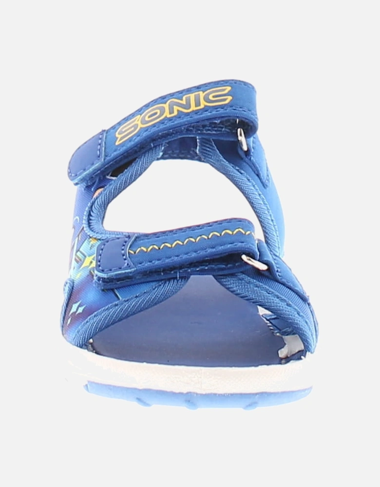 Younger Childrens Sandals Sport Touch Fastening blue UK Size