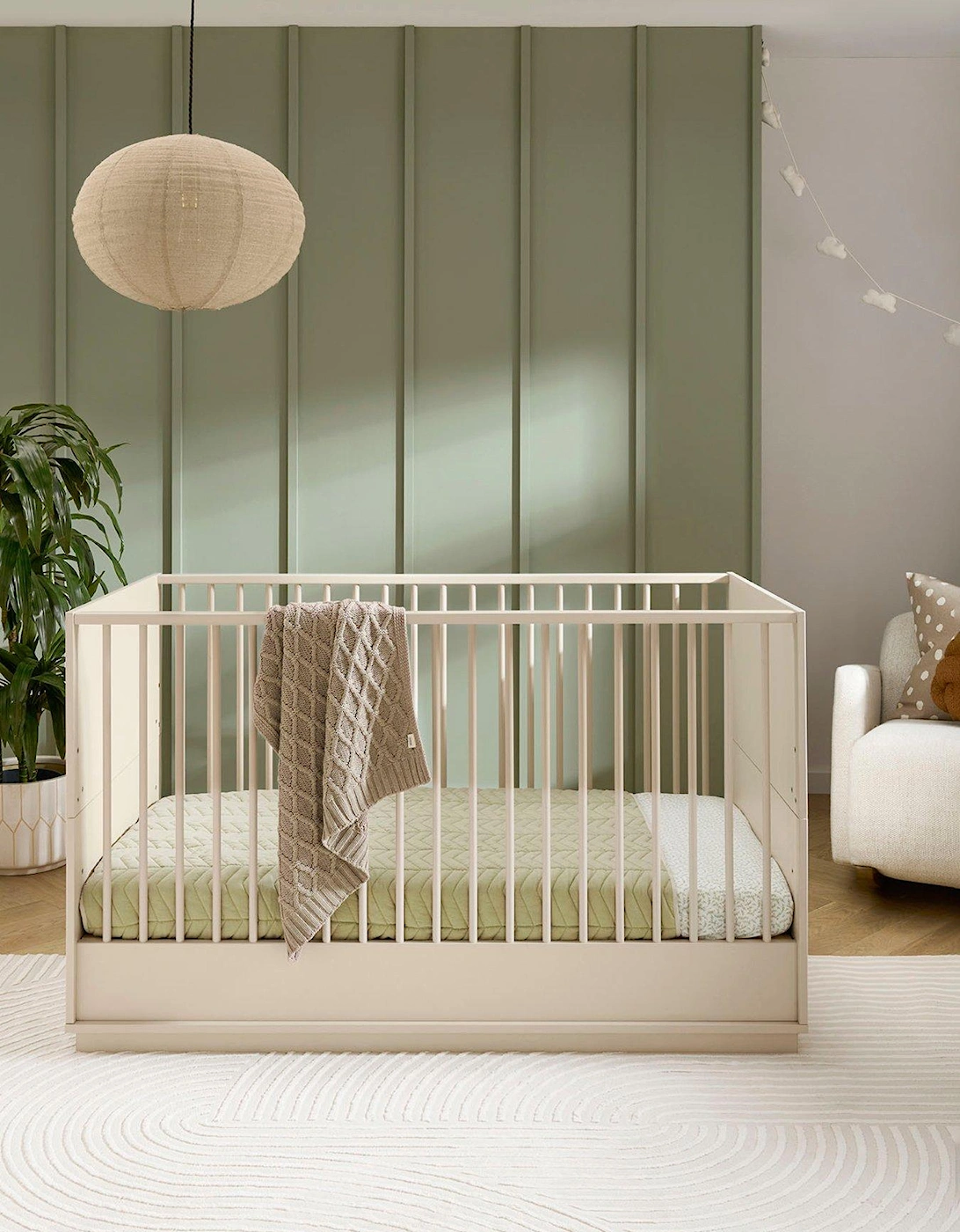 Flockton Cot Bed - Cashmere, 2 of 1