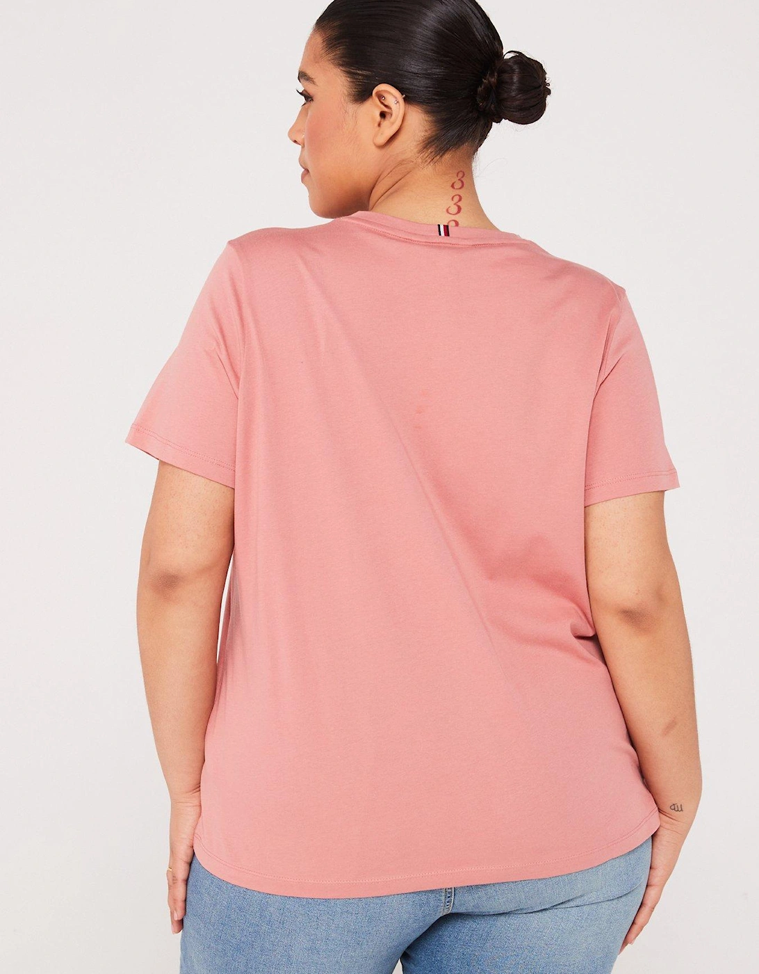 Plus Size Signature T-Shirt - Pink
